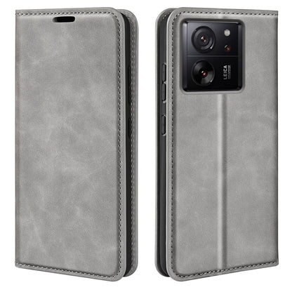 Retro-skin Magnetic Suction Leather Phone Case, For Xiaomi Redmi Note 13 Pro 4G, For Xiaomi Redmi Note 13 4G, For Xiaomi Redmi K70E, For Xiaomi 14 Ultra, For Xiaomi 14 Pro, For Xiaomi 14, For Xiaomi Redmi Note 13 5G, For Xiaomi Redmi 13C               ...