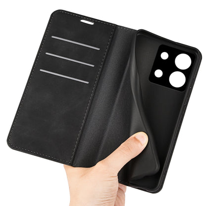 Retro-skin Magnetic Suction Leather Phone Case, For Xiaomi Redmi Note 13 5G, For Xiaomi Redmi 13C, For Xiaomi Redmi Note 13 Pro+, For Xiaomi Redmi Note 13 Pro 5G, For Xiaomi Redmi K70, For Xiaomi 13T, For Redmi Note 17 Pro Max 5G Global 163mm          ...