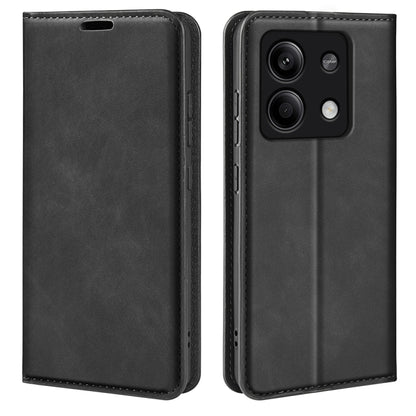Retro-Skin Magnetic Suction Leder Handyhülle, Für Xiaomi Redmi Note 13 Pro 4G, Für Xiaomi Redmi Note 13 4G, Für Xiaomi Redmi K70E, Für Xiaomi 14 Ultra, Für Xiaomi 14 Pro, Für Xiaomi 14, Für Xiaomi Redmi Note 13 5G, Für Xiaomi Redmi 13C