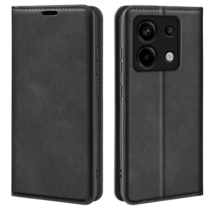 Retro-skin Magnetic Suction Leather Phone Case, For Xiaomi Redmi Note 13 Pro 4G, For Xiaomi Redmi Note 13 4G, For Xiaomi Redmi K70E, For Xiaomi 14 Ultra, For Xiaomi 14 Pro, For Xiaomi 14, For Xiaomi Redmi Note 13 5G, For Xiaomi Redmi 13C               ...