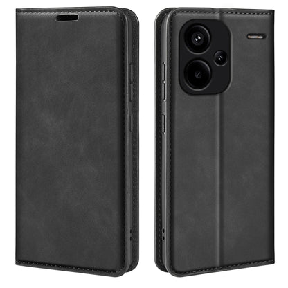 Retro-skin Magnetic Suction Leather Phone Case, For Xiaomi Redmi Note 13 Pro 4G, For Xiaomi Redmi Note 13 4G, For Xiaomi Redmi K70E, For Xiaomi 14 Ultra, For Xiaomi 14 Pro, For Xiaomi 14, For Xiaomi Redmi Note 13 5G, For Xiaomi Redmi 13C               ...