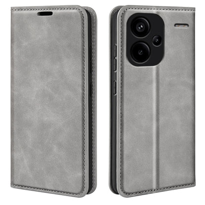Retro-skin Magnetic Suction Leather Phone Case, For Xiaomi Redmi Note 13 Pro 4G, For Xiaomi Redmi Note 13 4G, For Xiaomi Redmi K70E, For Xiaomi 14 Ultra, For Xiaomi 14 Pro, For Xiaomi 14, For Xiaomi Redmi Note 13 5G, For Xiaomi Redmi 13C               ...