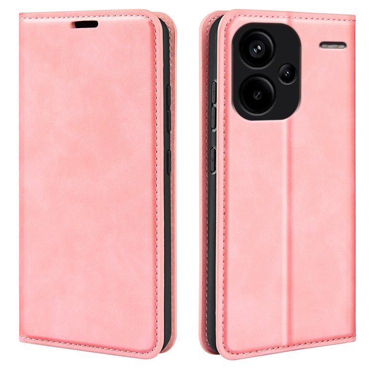 Retro-skin Magnetic Suction Leather Phone Case, For Xiaomi Redmi Note 13 Pro 4G, For Xiaomi Redmi Note 13 4G, For Xiaomi Redmi K70E, For Xiaomi 14 Ultra, For Xiaomi 14 Pro, For Xiaomi 14, For Xiaomi Redmi Note 13 5G, For Xiaomi Redmi 13C               ...