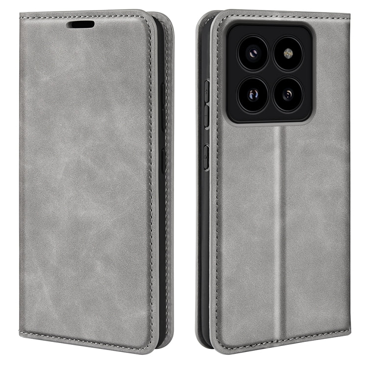 Retro-Skin Magnetic Suction Leder Handyhülle, Für Xiaomi Redmi Note 13 Pro 4G, Für Xiaomi Redmi Note 13 4G, Für Xiaomi Redmi K70E, Für Xiaomi 14 Ultra, Für Xiaomi 14 Pro, Für Xiaomi 14, Für Xiaomi Redmi Note 13 5G, Für Xiaomi Redmi 13C