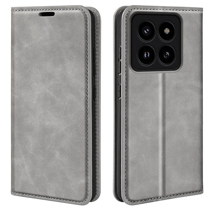 Retro-Skin Magnetic Suction Leder Handyhülle, Für Xiaomi Redmi Note 13 Pro 4G, Für Xiaomi Redmi Note 13 4G, Für Xiaomi Redmi K70E, Für Xiaomi 14 Ultra, Für Xiaomi 14 Pro, Für Xiaomi 14, Für Xiaomi Redmi Note 13 5G, Für Xiaomi Redmi 13C