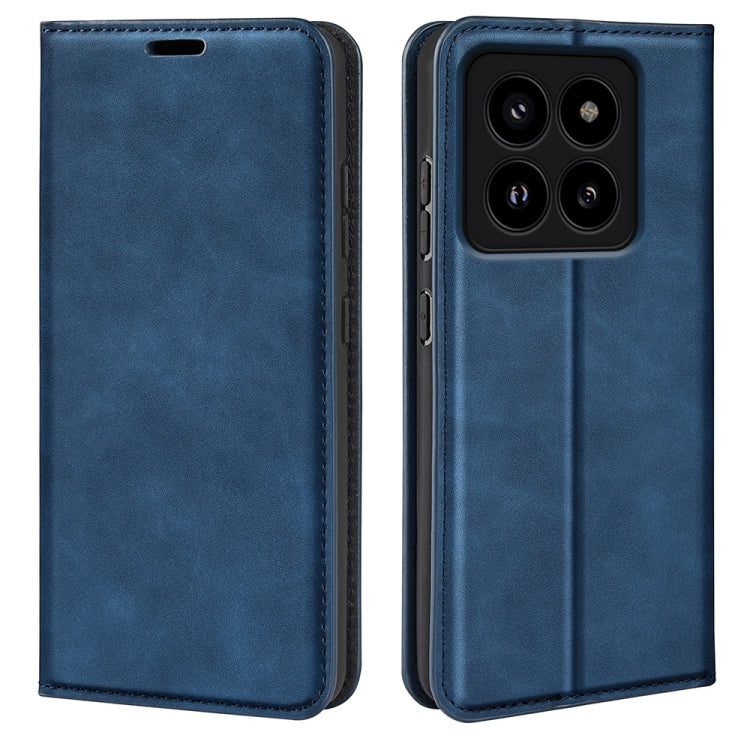 Retro-Skin Magnetic Suction Leder Handyhülle, Für Xiaomi Redmi Note 13 Pro 4G, Für Xiaomi Redmi Note 13 4G, Für Xiaomi Redmi K70E, Für Xiaomi 14 Ultra, Für Xiaomi 14 Pro, Für Xiaomi 14, Für Xiaomi Redmi Note 13 5G, Für Xiaomi Redmi 13C