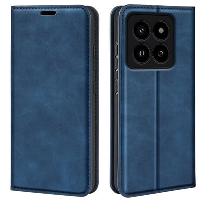 Retro-Skin Magnetic Suction Leder Handyhülle, Für Xiaomi Redmi Note 13 Pro 4G, Für Xiaomi Redmi Note 13 4G, Für Xiaomi Redmi K70E, Für Xiaomi 14 Ultra, Für Xiaomi 14 Pro, Für Xiaomi 14, Für Xiaomi Redmi Note 13 5G, Für Xiaomi Redmi 13C