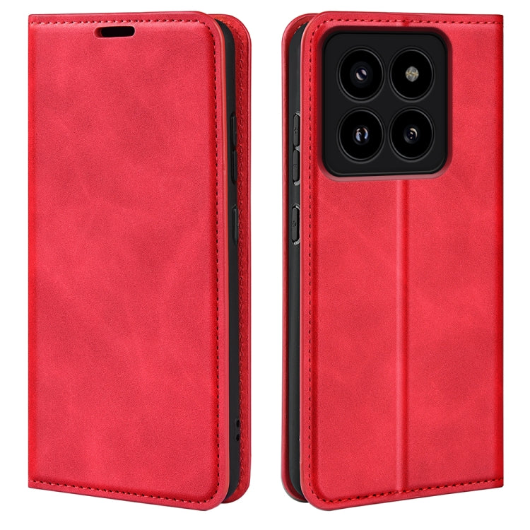 Retro-Skin Magnetic Suction Leder Handyhülle, Für Xiaomi Redmi Note 13 Pro 4G, Für Xiaomi Redmi Note 13 4G, Für Xiaomi Redmi K70E, Für Xiaomi 14 Ultra, Für Xiaomi 14 Pro, Für Xiaomi 14, Für Xiaomi Redmi Note 13 5G, Für Xiaomi Redmi 13C