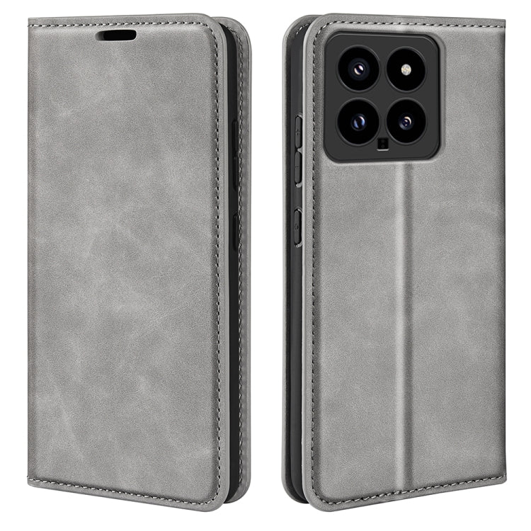 Retro-Skin Magnetic Suction Leder Handyhülle, Für Xiaomi Redmi Note 13 Pro 4G, Für Xiaomi Redmi Note 13 4G, Für Xiaomi Redmi K70E, Für Xiaomi 14 Ultra, Für Xiaomi 14 Pro, Für Xiaomi 14, Für Xiaomi Redmi Note 13 5G, Für Xiaomi Redmi 13C