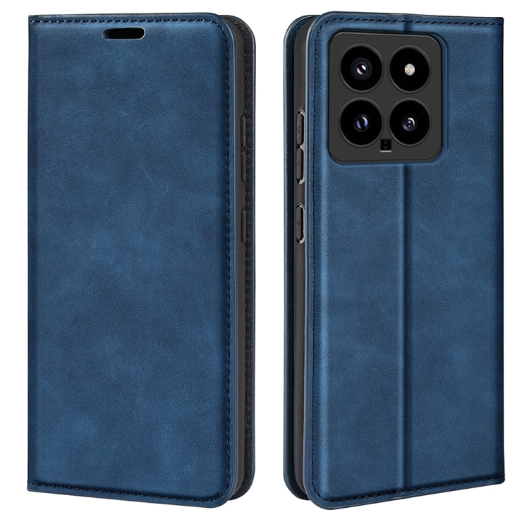 Retro-Skin Magnetic Suction Leder Handyhülle, Für Xiaomi Redmi Note 13 Pro 4G, Für Xiaomi Redmi Note 13 4G, Für Xiaomi Redmi K70E, Für Xiaomi 14 Ultra, Für Xiaomi 14 Pro, Für Xiaomi 14, Für Xiaomi Redmi Note 13 5G, Für Xiaomi Redmi 13C