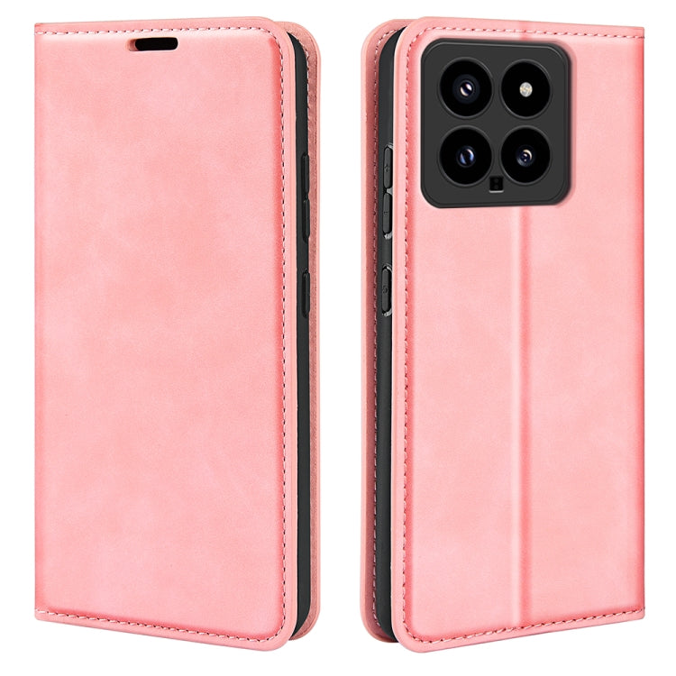 Retro-Skin Magnetic Suction Leder Handyhülle, Für Xiaomi Redmi Note 13 Pro 4G, Für Xiaomi Redmi Note 13 4G, Für Xiaomi Redmi K70E, Für Xiaomi 14 Ultra, Für Xiaomi 14 Pro, Für Xiaomi 14, Für Xiaomi Redmi Note 13 5G, Für Xiaomi Redmi 13C