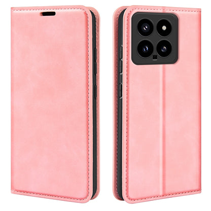 Retro-Skin Magnetic Suction Leder Handyhülle, Für Xiaomi Redmi Note 13 Pro 4G, Für Xiaomi Redmi Note 13 4G, Für Xiaomi Redmi K70E, Für Xiaomi 14 Ultra, Für Xiaomi 14 Pro, Für Xiaomi 14, Für Xiaomi Redmi Note 13 5G, Für Xiaomi Redmi 13C