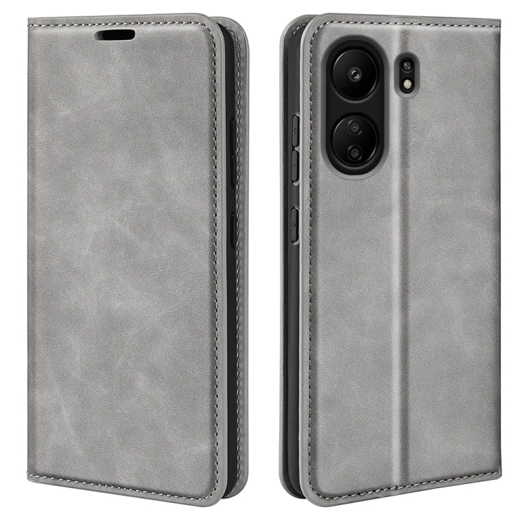 Retro-Skin Magnetic Suction Leder Handyhülle, Für Xiaomi Redmi Note 13 Pro 4G, Für Xiaomi Redmi Note 13 4G, Für Xiaomi Redmi K70E, Für Xiaomi 14 Ultra, Für Xiaomi 14 Pro, Für Xiaomi 14, Für Xiaomi Redmi Note 13 5G, Für Xiaomi Redmi 13C