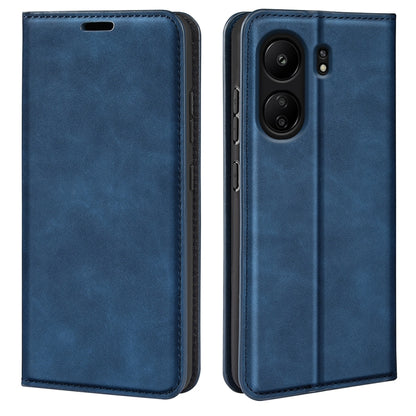 Retro-Skin Magnetic Suction Leder Handyhülle, Für Xiaomi Redmi Note 13 Pro 4G, Für Xiaomi Redmi Note 13 4G, Für Xiaomi Redmi K70E, Für Xiaomi 14 Ultra, Für Xiaomi 14 Pro, Für Xiaomi 14, Für Xiaomi Redmi Note 13 5G, Für Xiaomi Redmi 13C