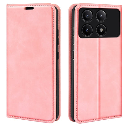 Retro-Skin Magnetic Suction Leder Handyhülle, Für Xiaomi Redmi Note 13 Pro 4G, Für Xiaomi Redmi Note 13 4G, Für Xiaomi Redmi K70E, Für Xiaomi 14 Ultra, Für Xiaomi 14 Pro, Für Xiaomi 14, Für Xiaomi Redmi Note 13 5G, Für Xiaomi Redmi 13C