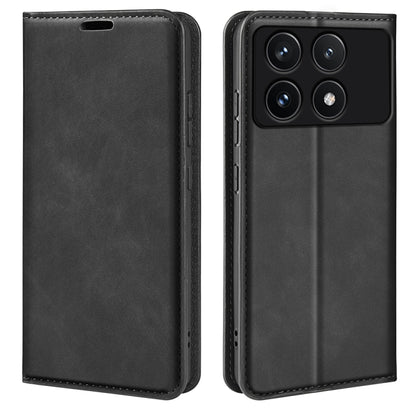 Retro-Skin Magnetic Suction Leder Handyhülle, Für Xiaomi Redmi Note 13 Pro 4G, Für Xiaomi Redmi Note 13 4G, Für Xiaomi Redmi K70E, Für Xiaomi 14 Ultra, Für Xiaomi 14 Pro, Für Xiaomi 14, Für Xiaomi Redmi Note 13 5G, Für Xiaomi Redmi 13C