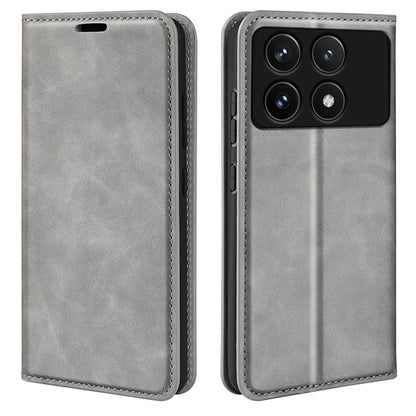 Retro-Skin Magnetic Suction Leder Handyhülle, Für Xiaomi Redmi Note 13 Pro 4G, Für Xiaomi Redmi Note 13 4G, Für Xiaomi Redmi K70E, Für Xiaomi 14 Ultra, Für Xiaomi 14 Pro, Für Xiaomi 14, Für Xiaomi Redmi Note 13 5G, Für Xiaomi Redmi 13C