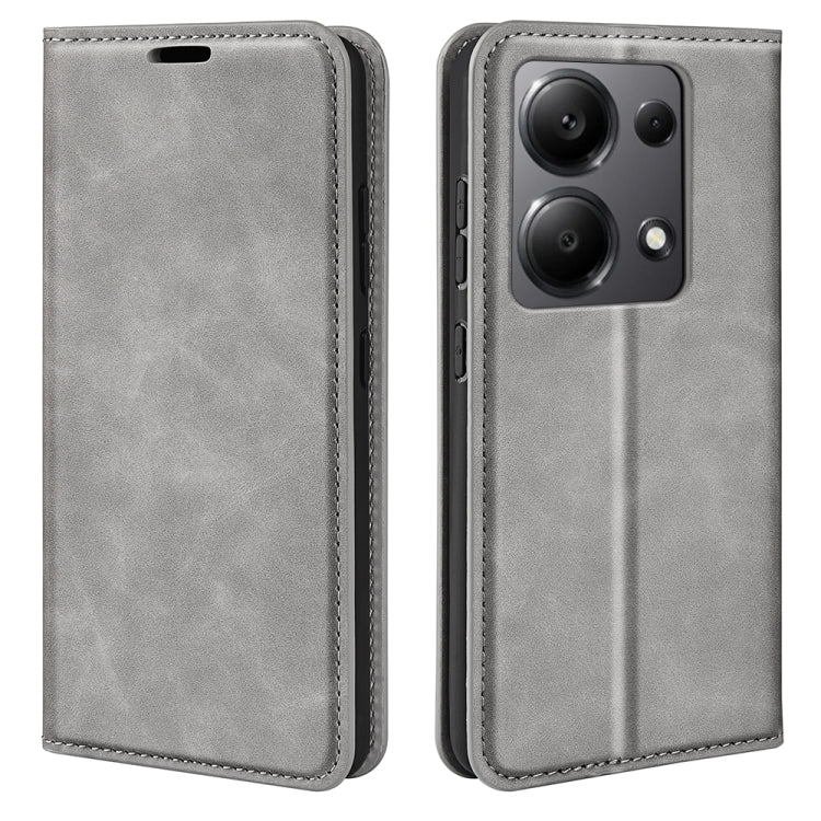 Retro-Skin Magnetic Suction Leder Handyhülle, Für Xiaomi Redmi Note 13 Pro 4G, Für Xiaomi Redmi Note 13 4G, Für Xiaomi Redmi K70E, Für Xiaomi 14 Ultra, Für Xiaomi 14 Pro, Für Xiaomi 14, Für Xiaomi Redmi Note 13 5G, Für Xiaomi Redmi 13C
