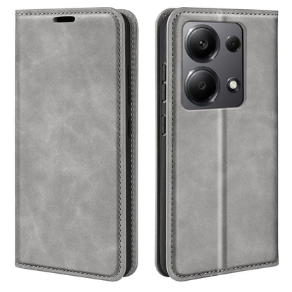 Retro-Skin Magnetic Suction Leder Handyhülle, Für Xiaomi Redmi Note 13 Pro 4G, Für Xiaomi Redmi Note 13 4G, Für Xiaomi Redmi K70E, Für Xiaomi 14 Ultra, Für Xiaomi 14 Pro, Für Xiaomi 14, Für Xiaomi Redmi Note 13 5G, Für Xiaomi Redmi 13C