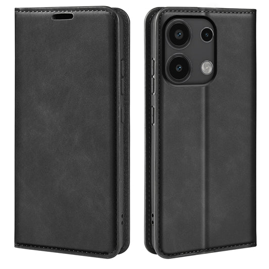 Retro-skin Magnetic Suction Leather Phone Case, For Xiaomi Redmi Note 13 Pro 4G, For Xiaomi Redmi Note 13 4G, For Xiaomi Redmi K70E, For Xiaomi 14 Ultra, For Xiaomi 14 Pro, For Xiaomi 14, For Xiaomi Redmi Note 13 5G, For Xiaomi Redmi 13C               ...