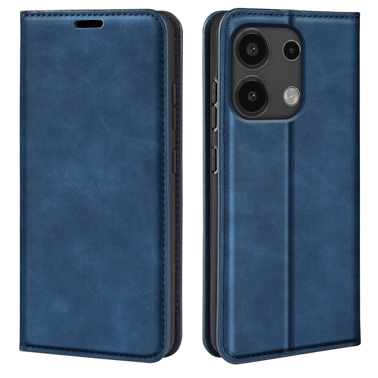 Retro-Skin Magnetic Suction Leder Handyhülle, Für Xiaomi Redmi Note 13 Pro 4G, Für Xiaomi Redmi Note 13 4G, Für Xiaomi Redmi K70E, Für Xiaomi 14 Ultra, Für Xiaomi 14 Pro, Für Xiaomi 14, Für Xiaomi Redmi Note 13 5G, Für Xiaomi Redmi 13C