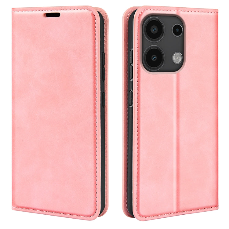 Retro-Skin Magnetic Suction Leder Handyhülle, Für Xiaomi Redmi Note 13 Pro 4G, Für Xiaomi Redmi Note 13 4G, Für Xiaomi Redmi K70E, Für Xiaomi 14 Ultra, Für Xiaomi 14 Pro, Für Xiaomi 14, Für Xiaomi Redmi Note 13 5G, Für Xiaomi Redmi 13C