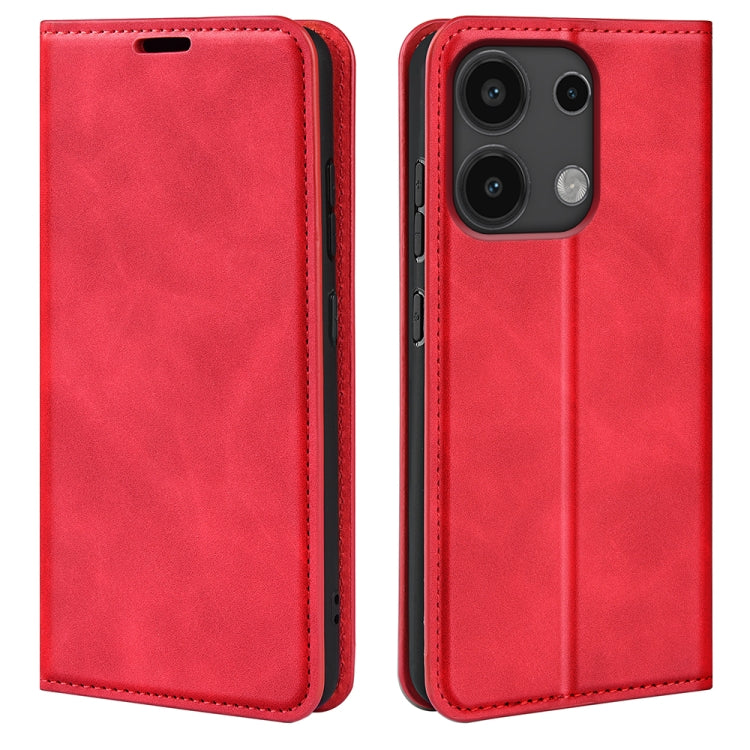Retro-Skin Magnetic Suction Leder Handyhülle, Für Xiaomi Redmi Note 13 Pro 4G, Für Xiaomi Redmi Note 13 4G, Für Xiaomi Redmi K70E, Für Xiaomi 14 Ultra, Für Xiaomi 14 Pro, Für Xiaomi 14, Für Xiaomi Redmi Note 13 5G, Für Xiaomi Redmi 13C