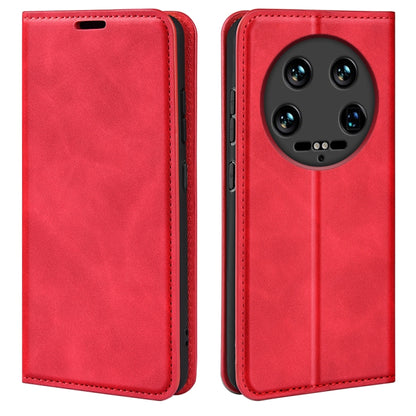 Retro-Skin Magnetic Suction Leder Handyhülle, Für Xiaomi Redmi Note 13 Pro 4G, Für Xiaomi Redmi Note 13 4G, Für Xiaomi Redmi K70E, Für Xiaomi 14 Ultra, Für Xiaomi 14 Pro, Für Xiaomi 14, Für Xiaomi Redmi Note 13 5G, Für Xiaomi Redmi 13C