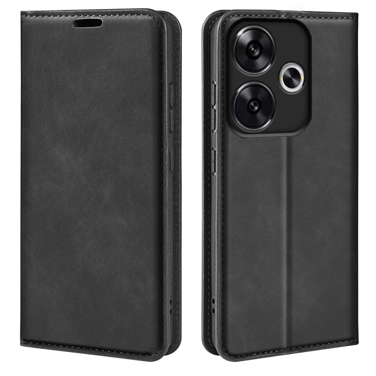 Retro-Skin Magnetic Suction Leder Handyhülle, Für Xiaomi Redmi Note 13 Pro 4G, Für Xiaomi Redmi Note 13 4G, Für Xiaomi Redmi K70E, Für Xiaomi 14 Ultra, Für Xiaomi 14 Pro, Für Xiaomi 14, Für Xiaomi Redmi Note 13 5G, Für Xiaomi Redmi 13C