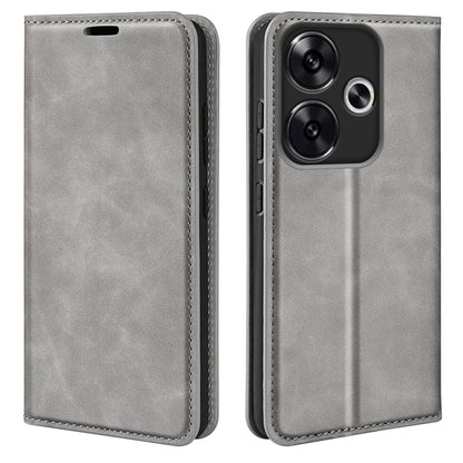 Retro-Skin Magnetic Suction Leder Handyhülle, Für Xiaomi Redmi Note 13 Pro 4G, Für Xiaomi Redmi Note 13 4G, Für Xiaomi Redmi K70E, Für Xiaomi 14 Ultra, Für Xiaomi 14 Pro, Für Xiaomi 14, Für Xiaomi Redmi Note 13 5G, Für Xiaomi Redmi 13C