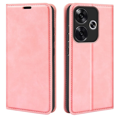 Retro-Skin Magnetic Suction Leder Handyhülle, Für Xiaomi Redmi Note 13 Pro 4G, Für Xiaomi Redmi Note 13 4G, Für Xiaomi Redmi K70E, Für Xiaomi 14 Ultra, Für Xiaomi 14 Pro, Für Xiaomi 14, Für Xiaomi Redmi Note 13 5G, Für Xiaomi Redmi 13C