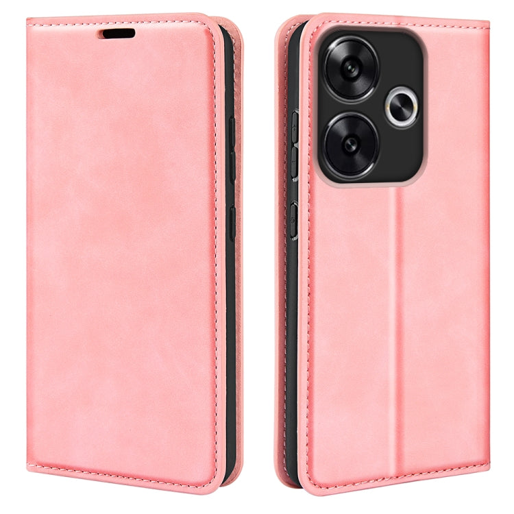 Retro-skin Magnetic Suction Leather Phone Case, For Redmi Note 14 4G 163.25mm, For Xiaomi 15 Pro, For Xiaomi 15, For Xiaomi Redmi Note 14 5G, For Xiaomi Redmi Note 14 Pro+ 5G, For Xiaomi Redmi Note 14 Pro 5G, For Xiaomi 14T Pro, For Xiaomi 14T         ...