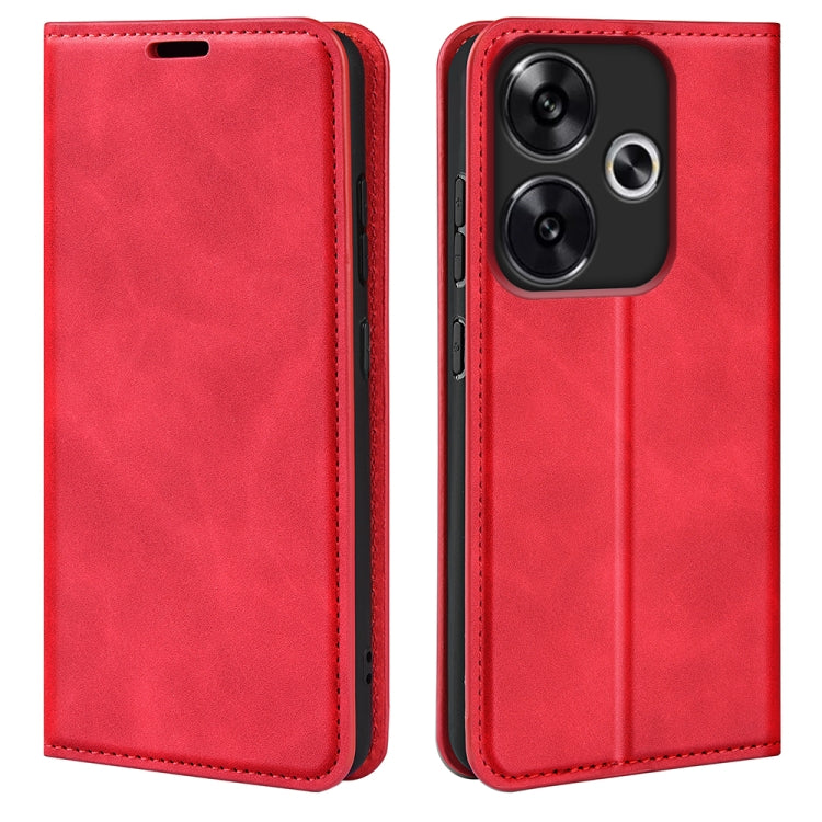 Retro-Skin Magnetic Suction Leder Handyhülle, Für Xiaomi Redmi Note 13 Pro 4G, Für Xiaomi Redmi Note 13 4G, Für Xiaomi Redmi K70E, Für Xiaomi 14 Ultra, Für Xiaomi 14 Pro, Für Xiaomi 14, Für Xiaomi Redmi Note 13 5G, Für Xiaomi Redmi 13C