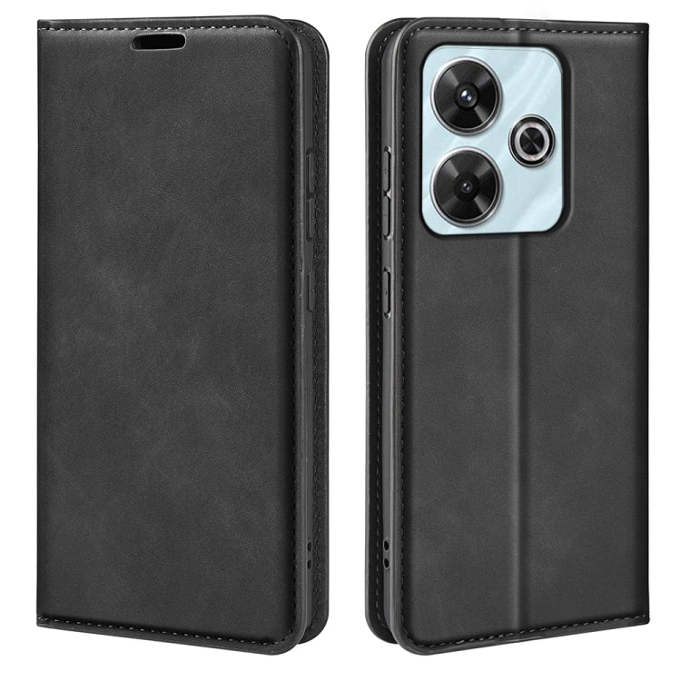 Retro-skin Magnetic Suction Leather Phone Case, For Redmi Note 14 4G 163.25mm, For Xiaomi 15 Pro, For Xiaomi 15, For Xiaomi Redmi Note 14 5G, For Xiaomi Redmi Note 14 Pro+ 5G, For Xiaomi Redmi Note 14 Pro 5G, For Xiaomi 14T Pro, For Xiaomi 14T         ...