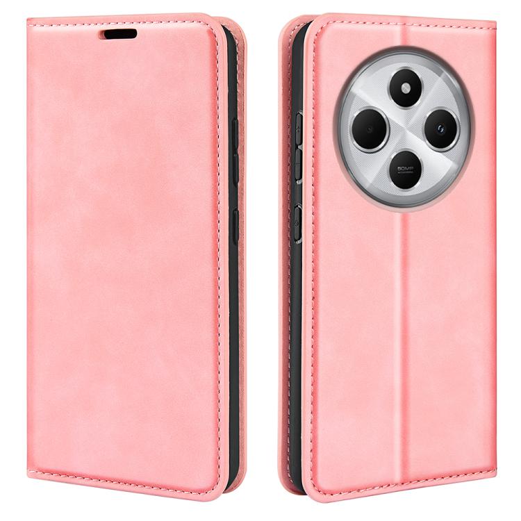 Retro-skin Magnetic Suction Leather Phone Case