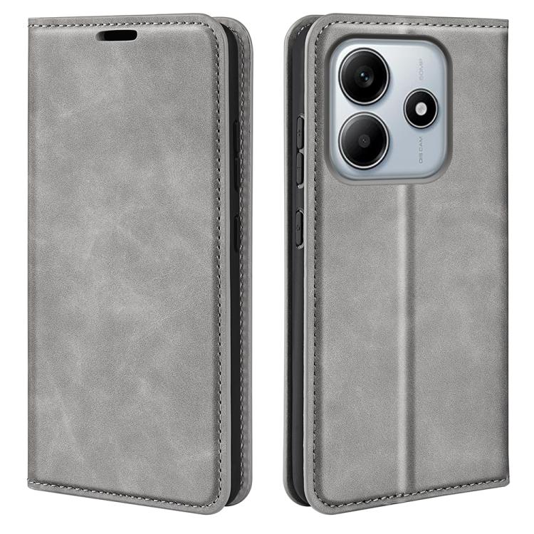 Retro-skin Magnetic Suction Leather Phone Case