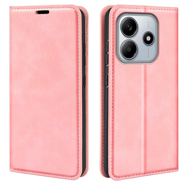 Retro-skin Magnetic Suction Leather Phone Case