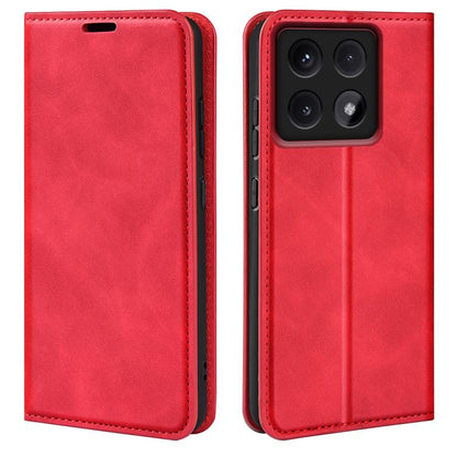 Retro-skin Magnetic Suction Leather Phone Case