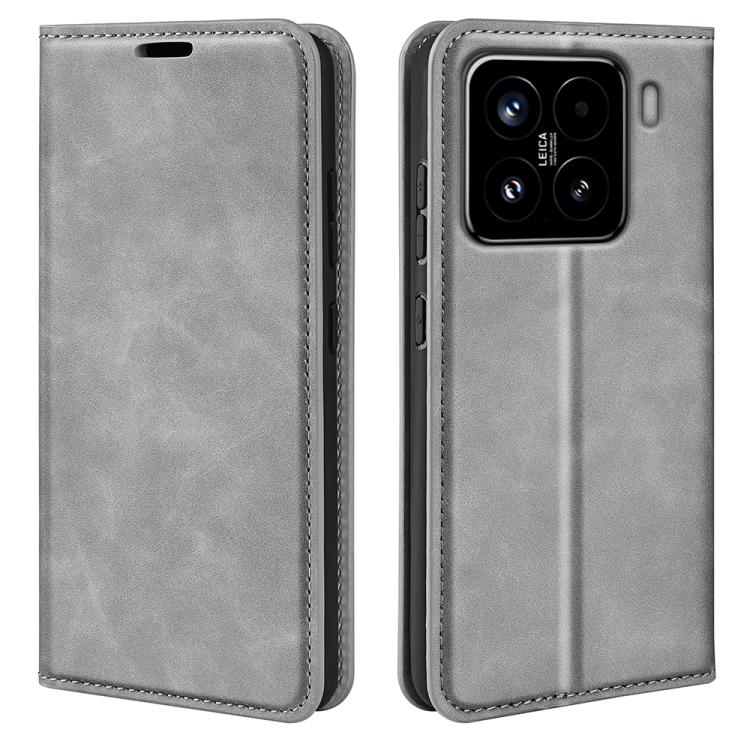 Retro-skin Magnetic Suction Leather Phone Case
