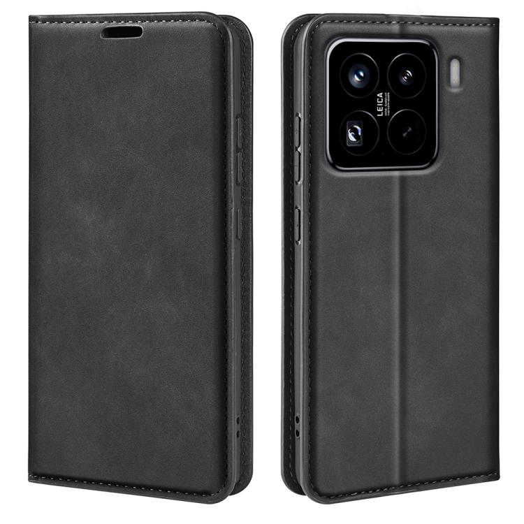 Retro-skin Magnetic Suction Leather Phone Case