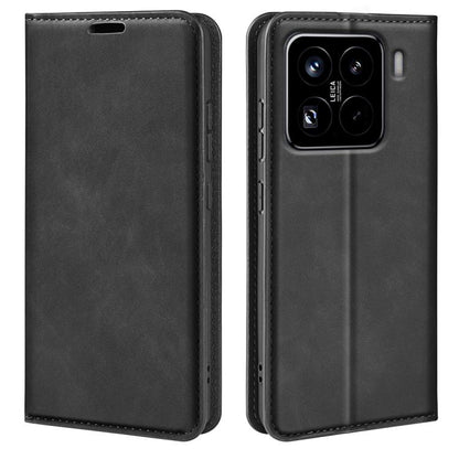 Retro-skin Magnetic Suction Leather Phone Case