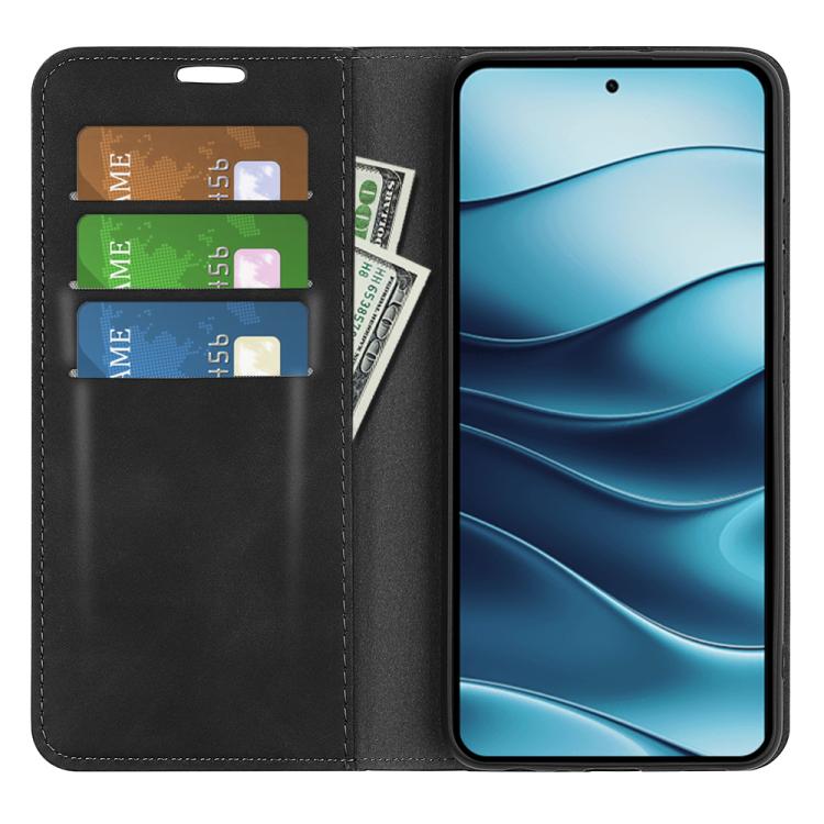 Retro-skin Magnetic Suction Leather Phone Case, For Redmi Note 14 4G 163.25mm, For Xiaomi 15 Pro, For Xiaomi 15, For Xiaomi Redmi Note 14 5G, For Xiaomi Redmi Note 14 Pro+ 5G, For Xiaomi Redmi Note 14 Pro 5G, For Xiaomi 14T Pro, For Xiaomi 14T         ...
