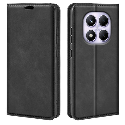 Retro-skin Magnetic Suction Leather Phone Case