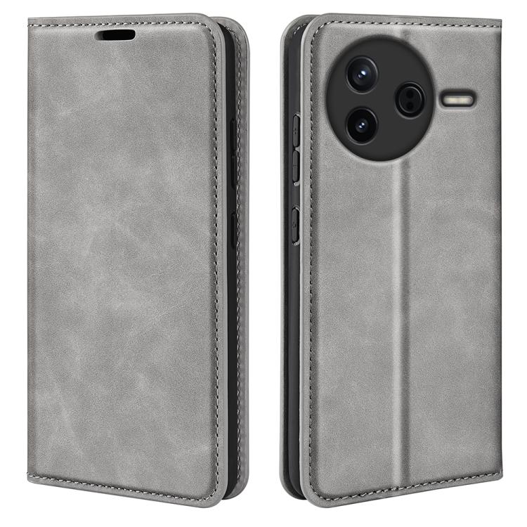 Retro-skin Magnetic Suction Leather Phone Case, For Xiaomi Redmi Note 13 5G, For Xiaomi Redmi 13C, For Xiaomi Redmi Note 13 Pro+, For Xiaomi Redmi Note 13 Pro 5G, For Xiaomi Redmi K70, For Xiaomi 13T, For Redmi Note 17 Pro Max 5G Global 163mm          ...