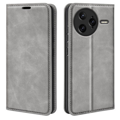 Retro-skin Magnetic Suction Leather Phone Case, For Xiaomi Redmi Note 13 5G, For Xiaomi Redmi 13C, For Xiaomi Redmi Note 13 Pro+, For Xiaomi Redmi Note 13 Pro 5G, For Xiaomi Redmi K70, For Xiaomi 13T, For Redmi Note 17 Pro Max 5G Global 163mm          ...