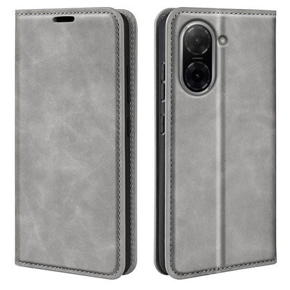 Retro-skin Magnetic Suction Leather Phone Case