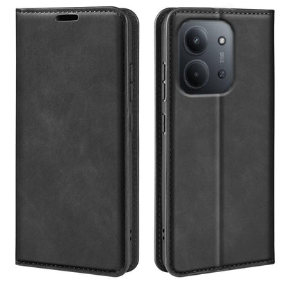 Retro-skin Magnetic Suction Leather Phone Case, For Xiaomi Redmi Note 13 5G, For Xiaomi Redmi 13C, For Xiaomi Redmi Note 13 Pro+, For Xiaomi Redmi Note 13 Pro 5G, For Xiaomi Redmi K70, For Xiaomi 13T, For Redmi Note 17 Pro Max 5G Global 163mm          ...