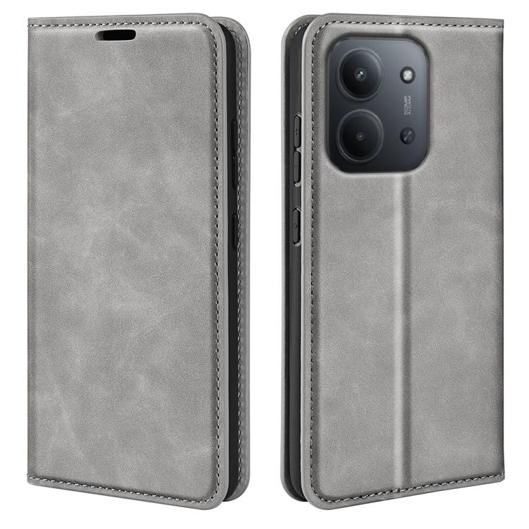 Retro-skin Magnetic Suction Leather Phone Case, For Xiaomi Redmi Note 13 5G, For Xiaomi Redmi 13C, For Xiaomi Redmi Note 13 Pro+, For Xiaomi Redmi Note 13 Pro 5G, For Xiaomi Redmi K70, For Xiaomi 13T, For Redmi Note 17 Pro Max 5G Global 163mm          ...