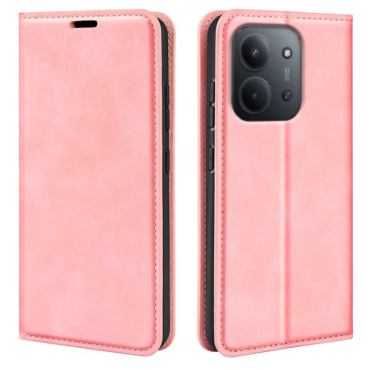 Retro-skin Magnetic Suction Leather Phone Case, For Xiaomi Redmi Note 13 5G, For Xiaomi Redmi 13C, For Xiaomi Redmi Note 13 Pro+, For Xiaomi Redmi Note 13 Pro 5G, For Xiaomi Redmi K70, For Xiaomi 13T, For Redmi Note 17 Pro Max 5G Global 163mm          ...