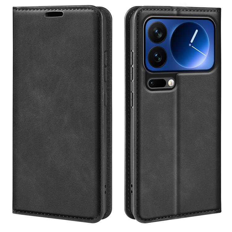Retro-skin Magnetic Suction Leather Phone Case, For Redmi A7 Pro 171mm / Poco C85x 5G, For Xiaomi 17T, For Redmi Turbo 5 Max / Poco X8 Pro Max, For Redmi Turbo 5 5G / Poco X8 Pro 5G, For Redmi Note 15 Pro+ Global 163.3mm                                ...